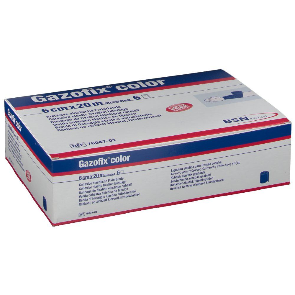 Gazofix® color 6 cm x 20 m blau