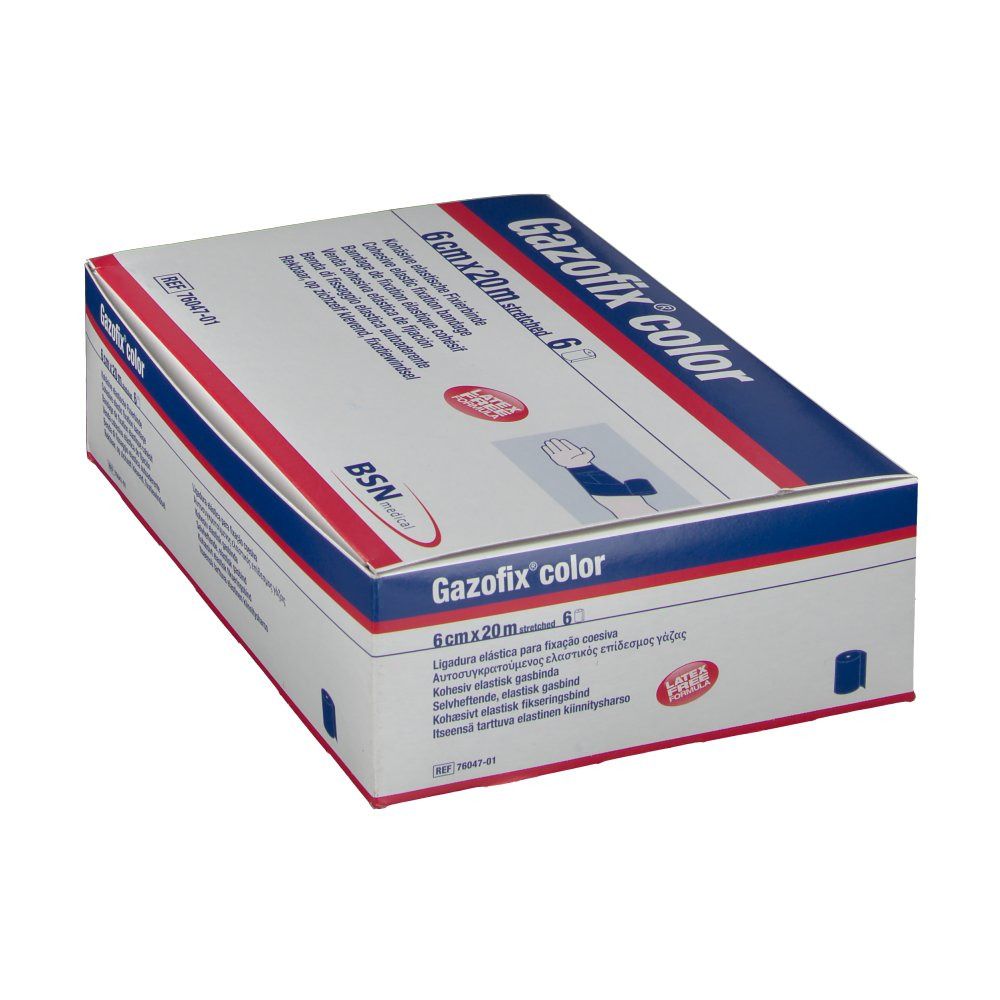 Gazofix® color 6 cm x 20 m blau
