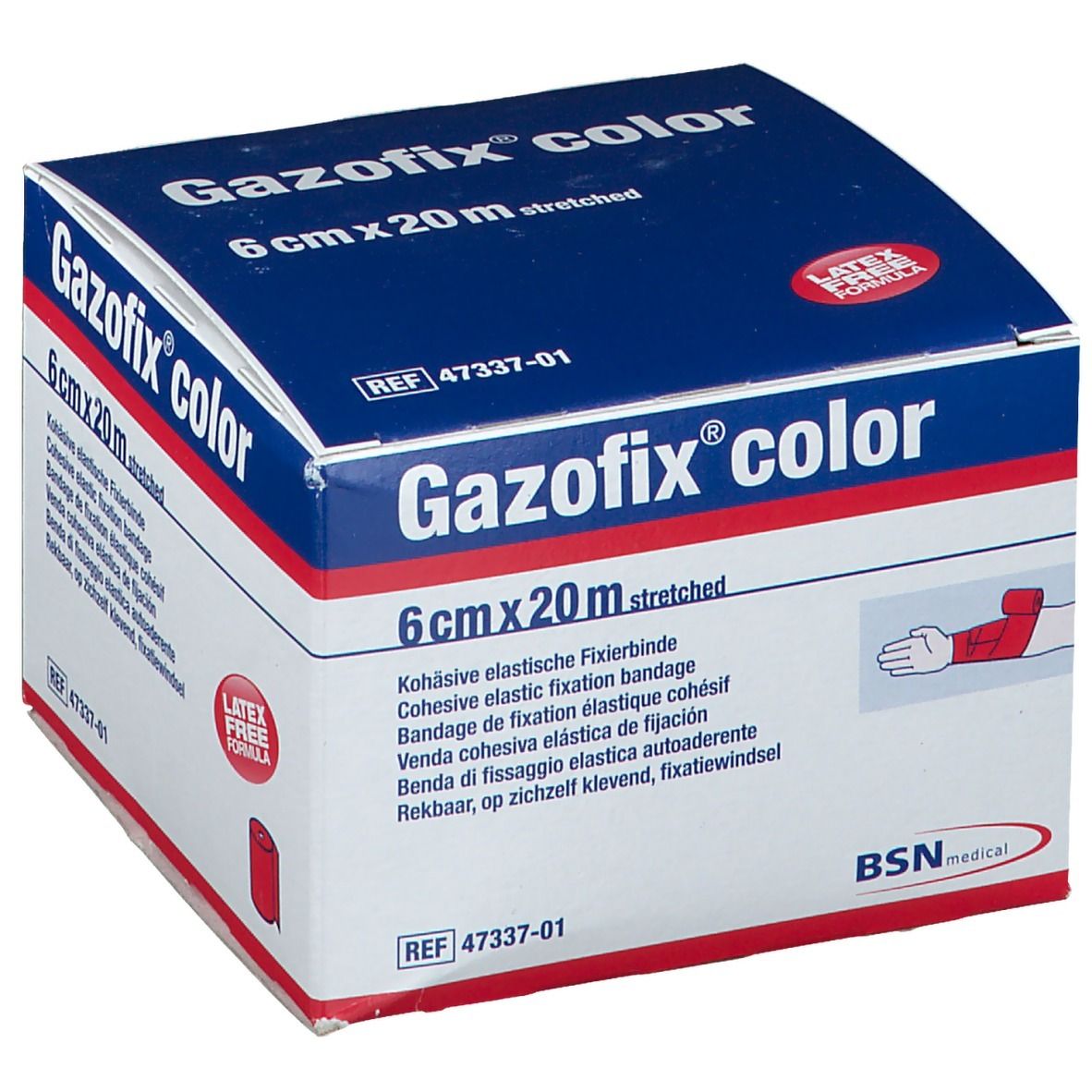 Gazofix® color 6 cm x 20 m pink