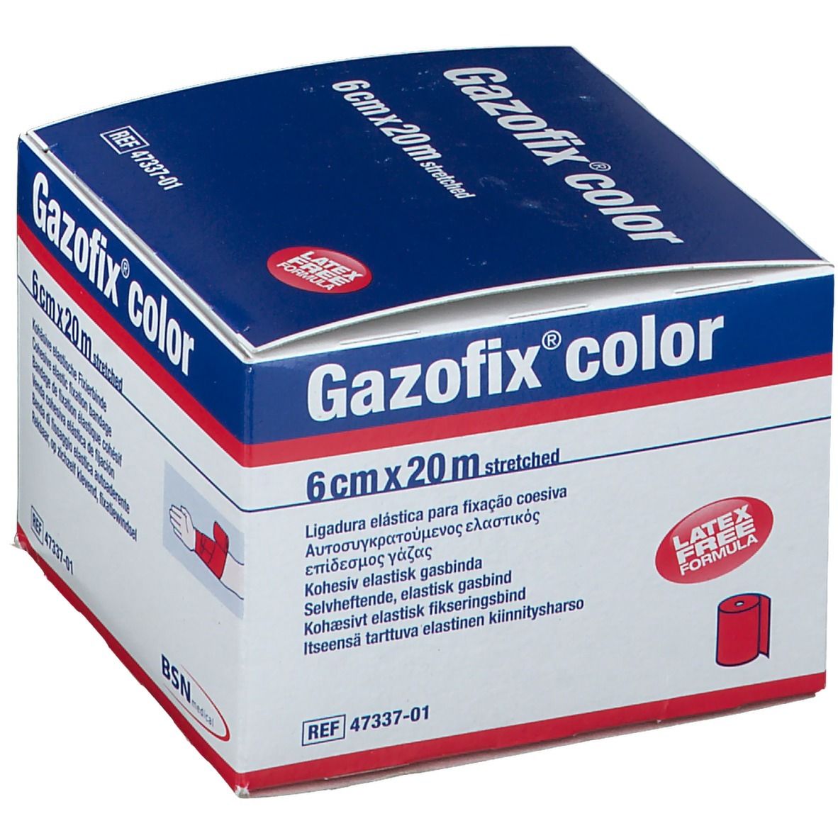 Gazofix® color 6 cm x 20 m pink