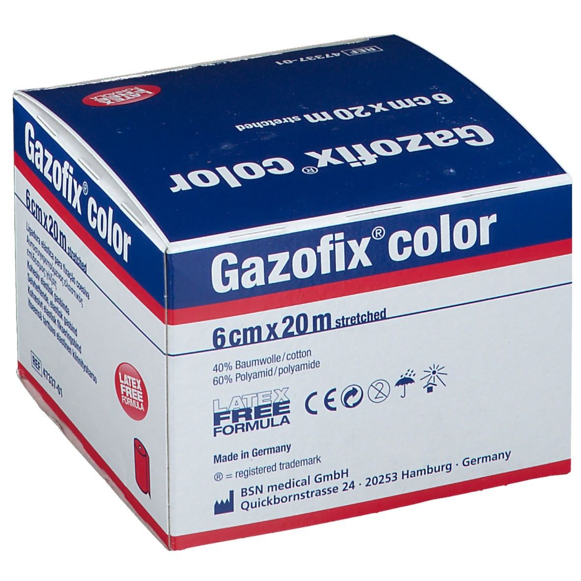 Gazofix® color 6 cm x 20 m pink