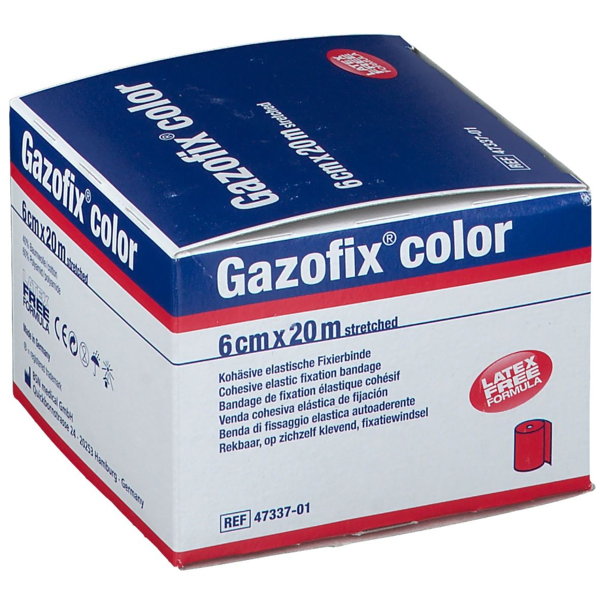 Gazofix® color 6 cm x 20 m pink