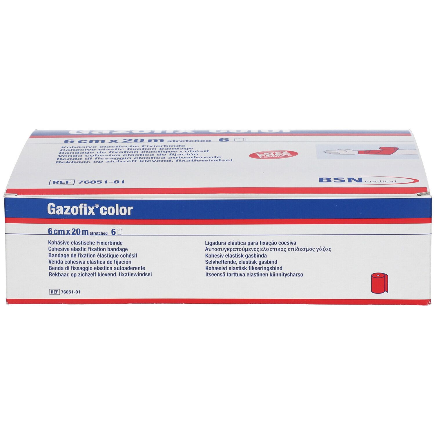 Gazofix® color 6 cm x 20 m pink