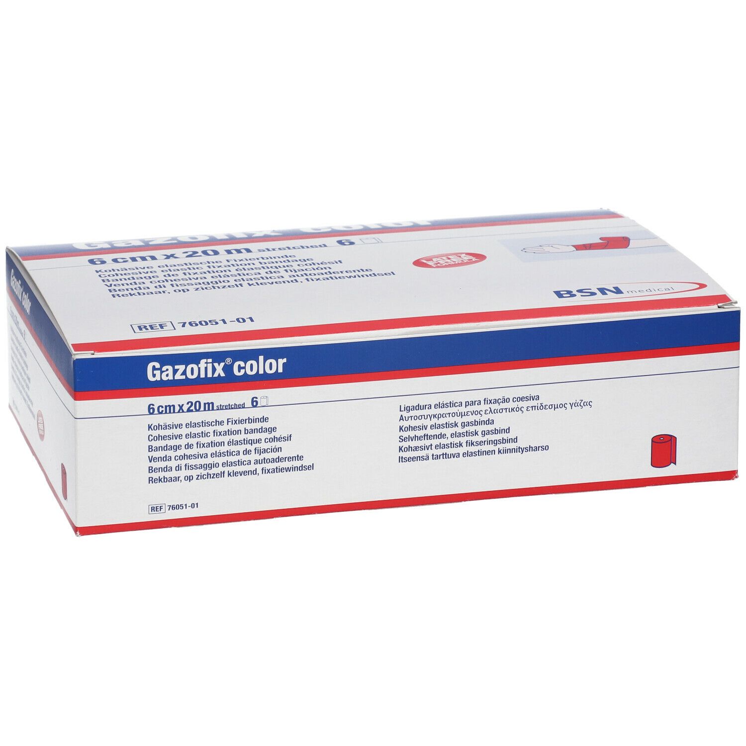 Gazofix® color 6 cm x 20 m pink