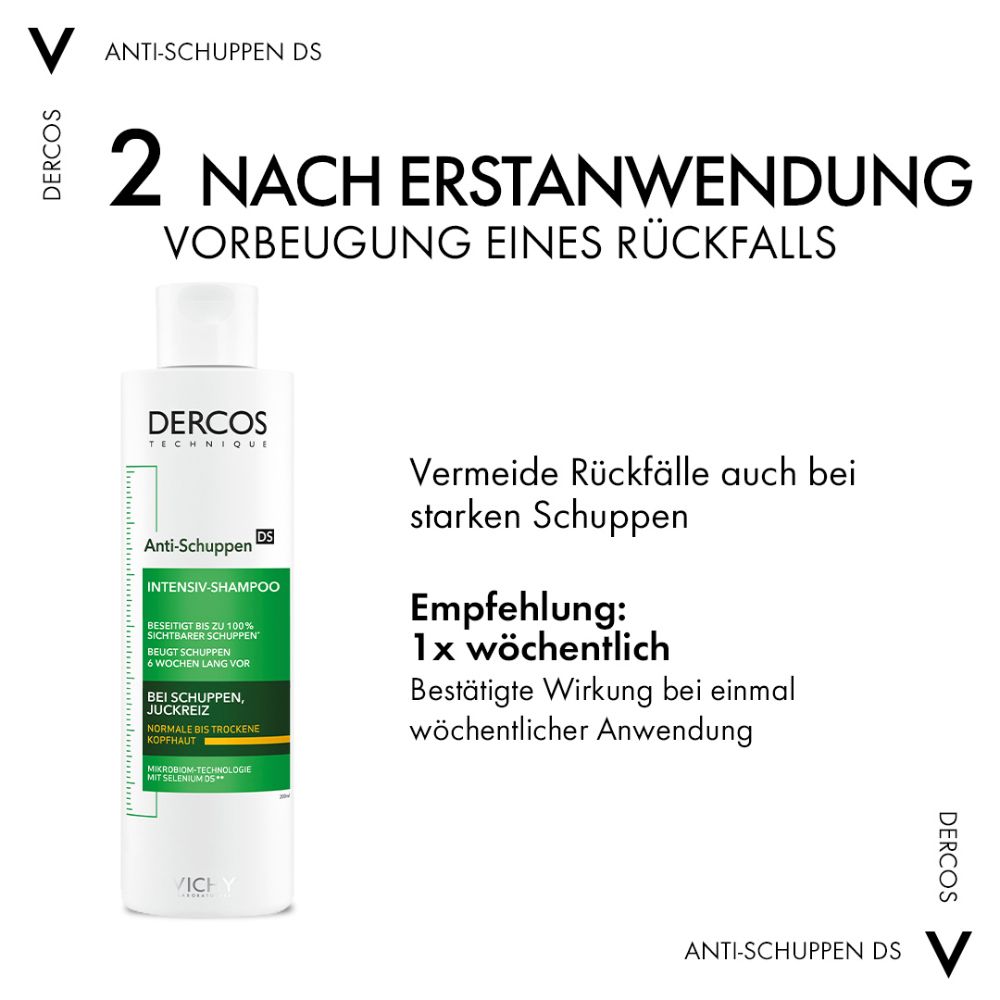 Vichy Dercos Anti-Schuppen Shampoo für normale bis trockene Kopfhaut