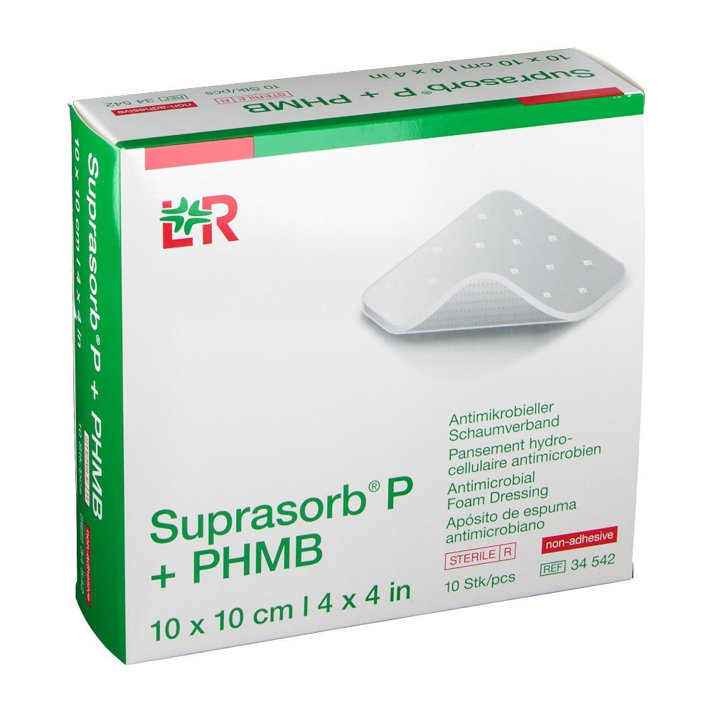 Suprasorb® P+PHMB Schaumverband 10x10 cm