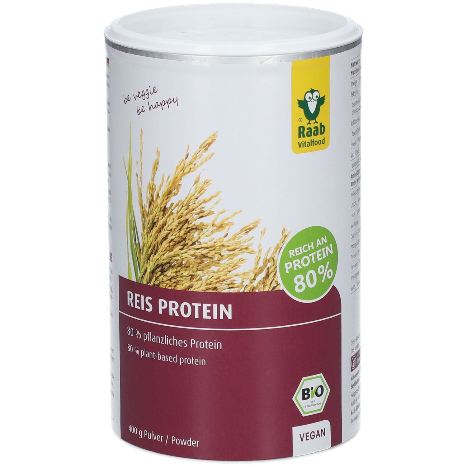 Raab® Reis Protein 80 %