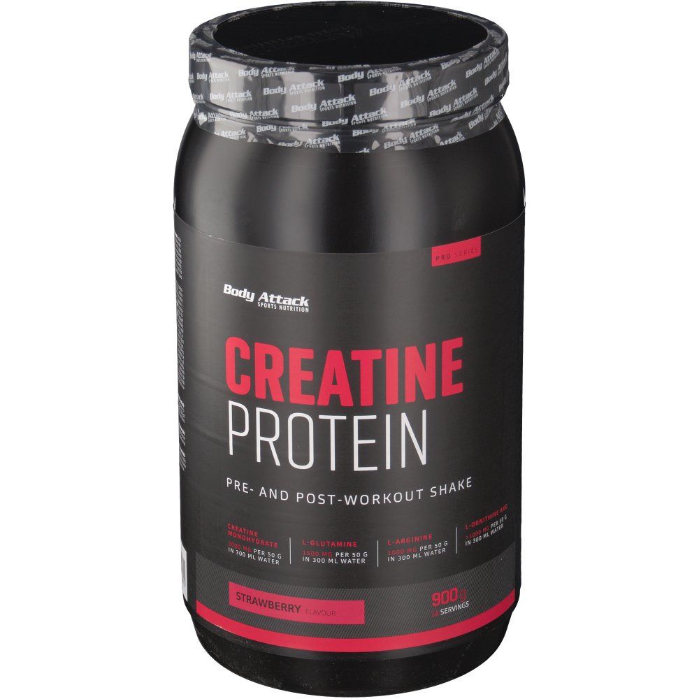 Body Attack creapure® CREATINE PROTEIN Erdbeere
