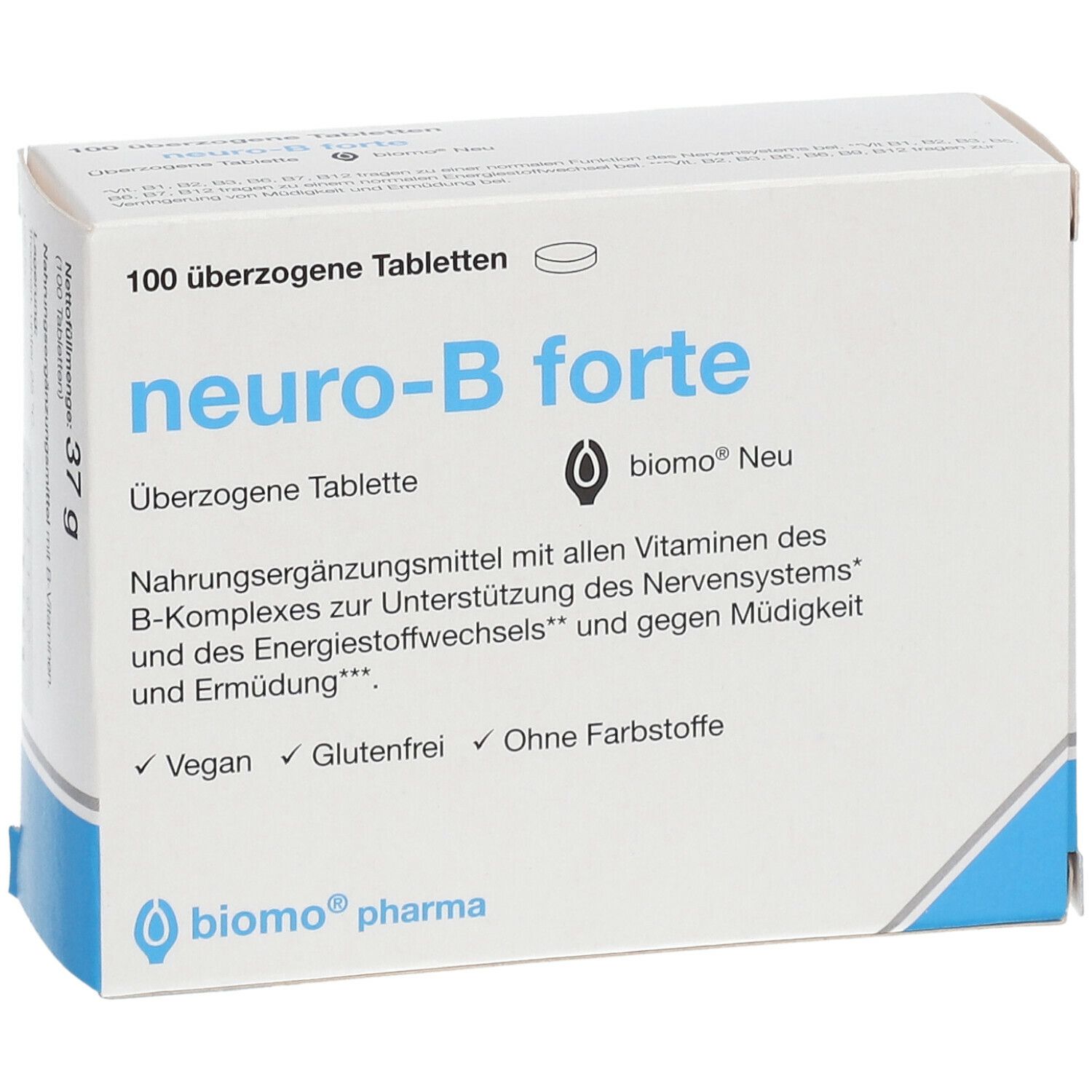 Neuro-B Forte Biomo® Neu 100 St - Shop Apotheke