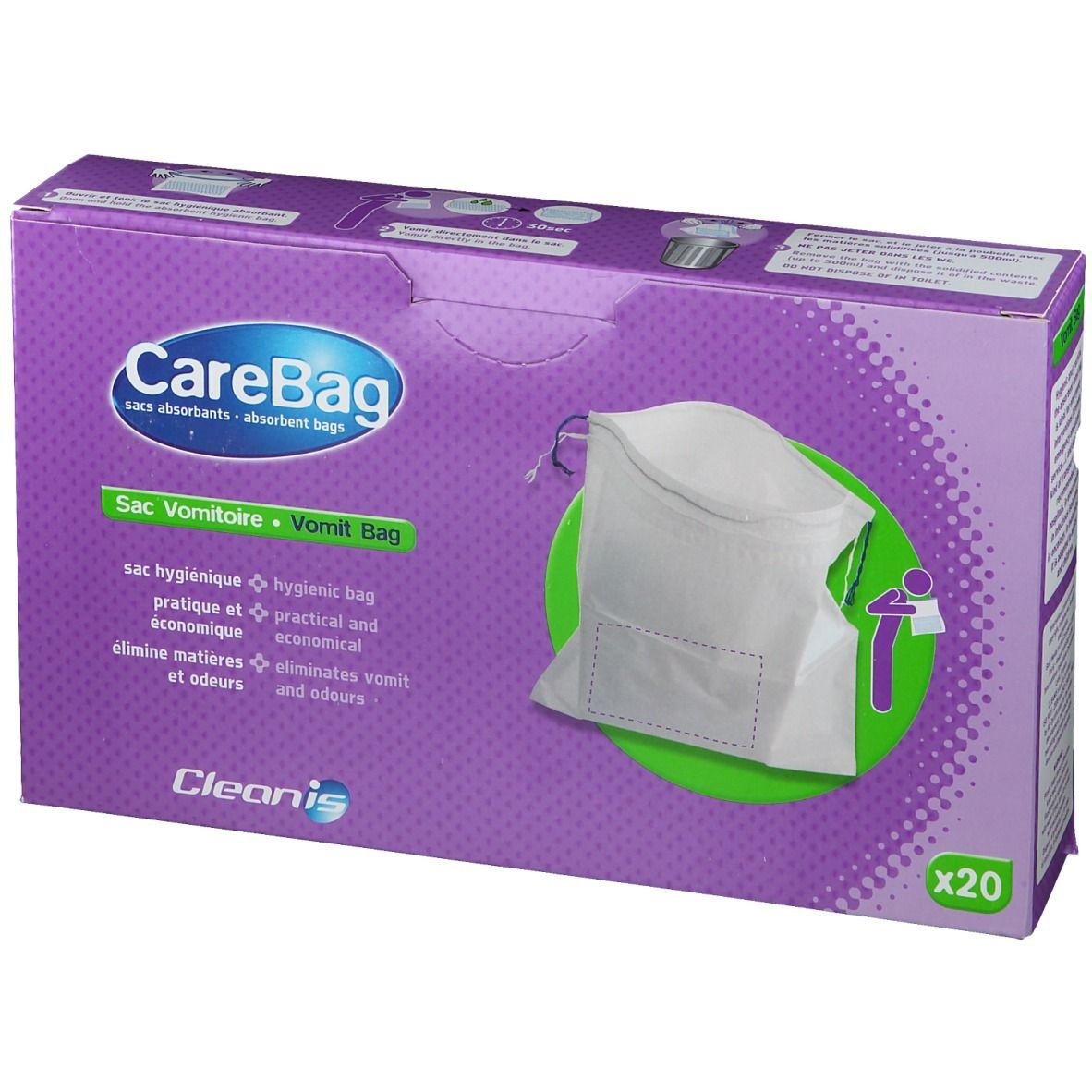 Brechbeutel Hygienebag für Reisekrankheit online kaufen, 1.50 CHF