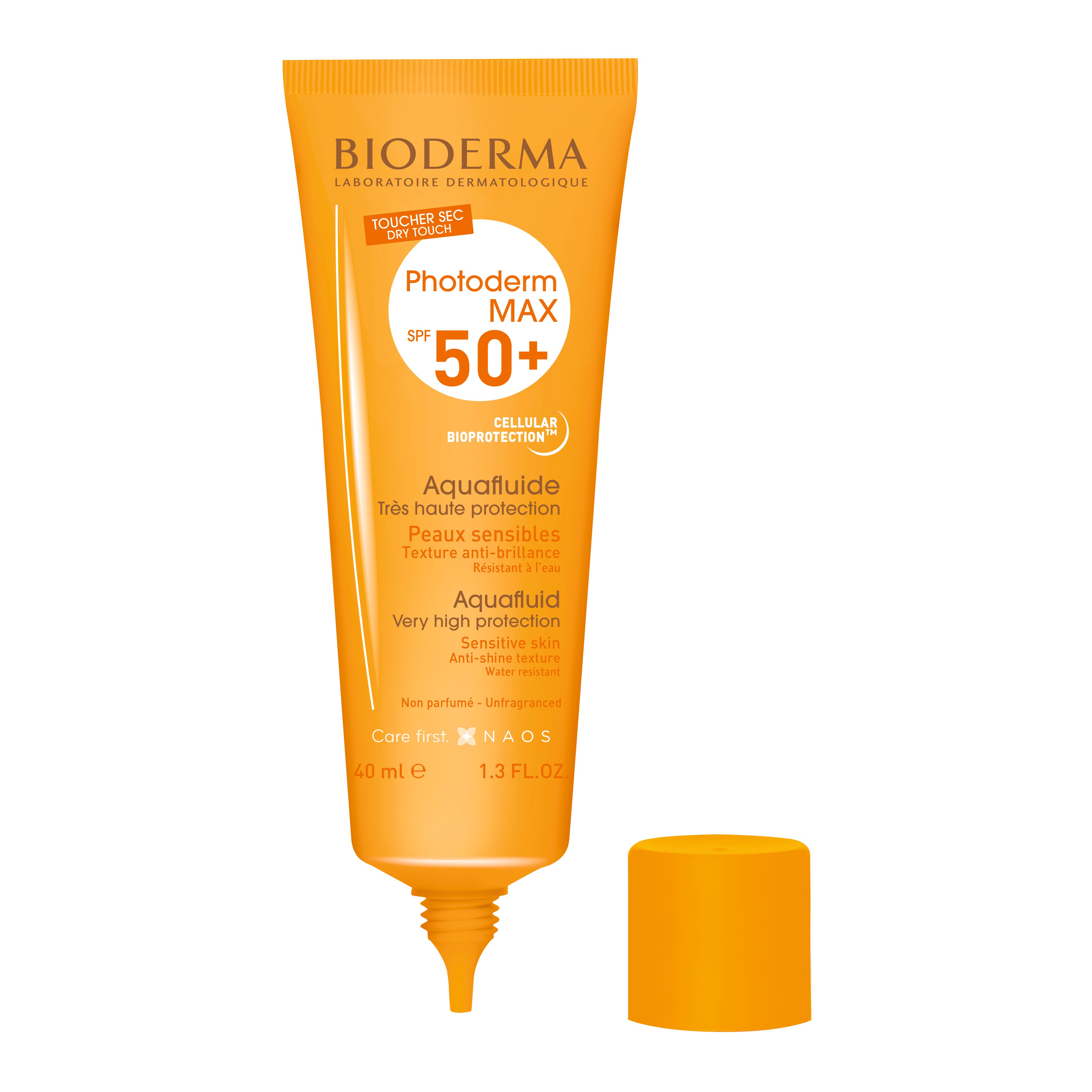 BIODERMA Photoderm MAX Aquafluide SPF 50+ ungetönt Mattierender, ungetönter Sonnenschutz