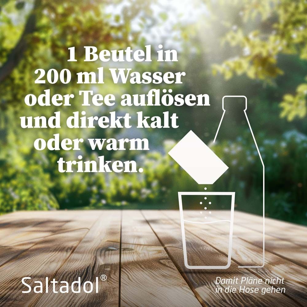 Saltadol® Glucose-Elektrolyt-Mischung – Unterstützung bei Flüssigkeits- und  Elektrolytverlust – Für Kinder ab 3 Jahren und Erwachsene