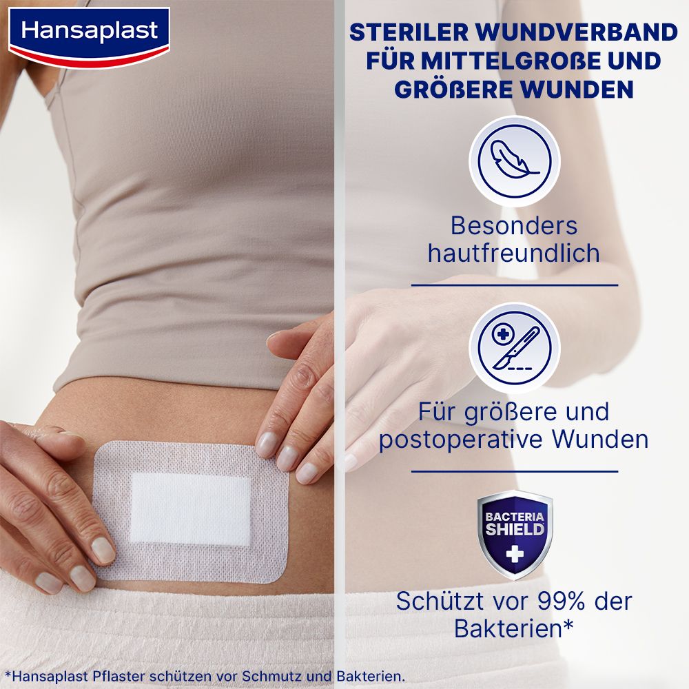 Hansaplast DRK Erste Hilfe Pflaster Mix Strips, Pflaster Set, 20 Stück :  : Drogerie & Körperpflege