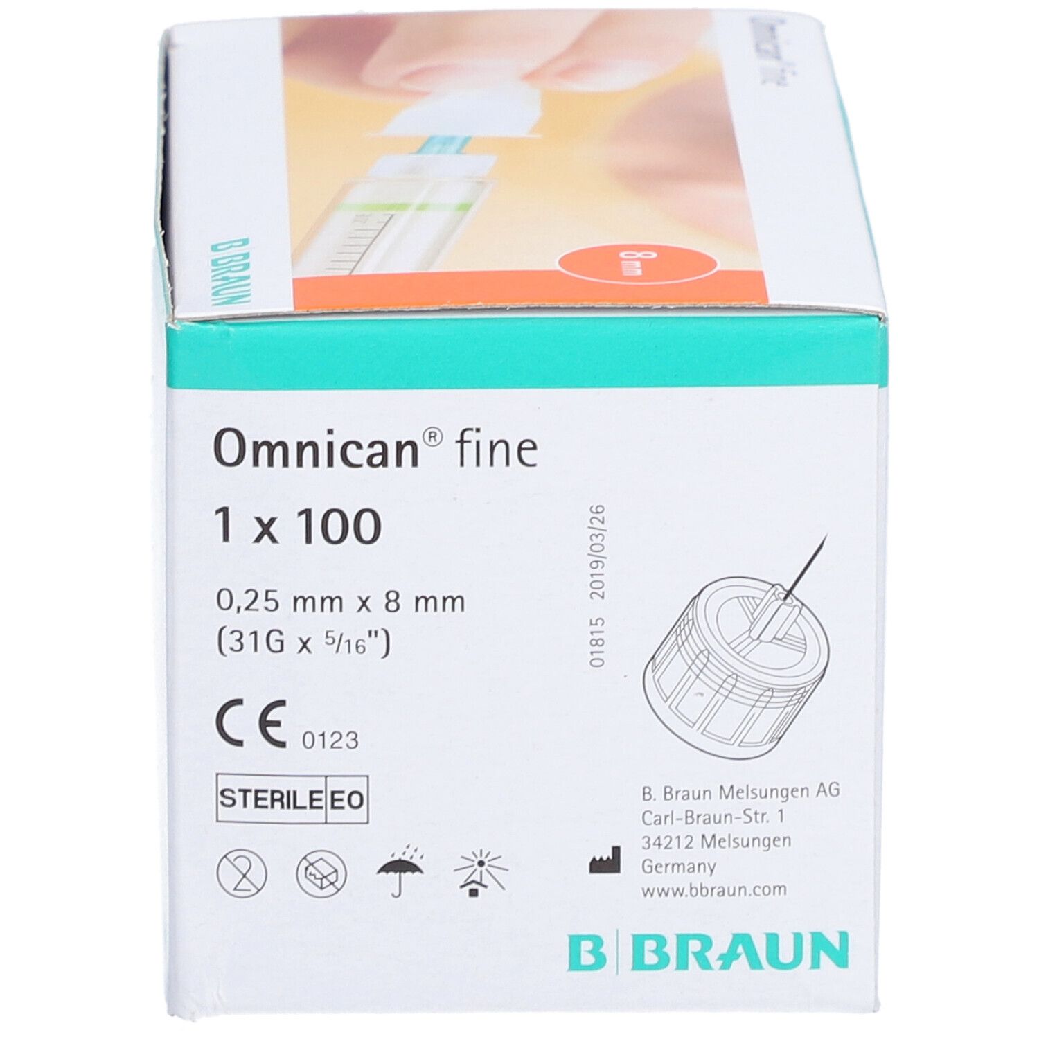 OMNICAN FINE PEN KA 0.25 x 8 mm