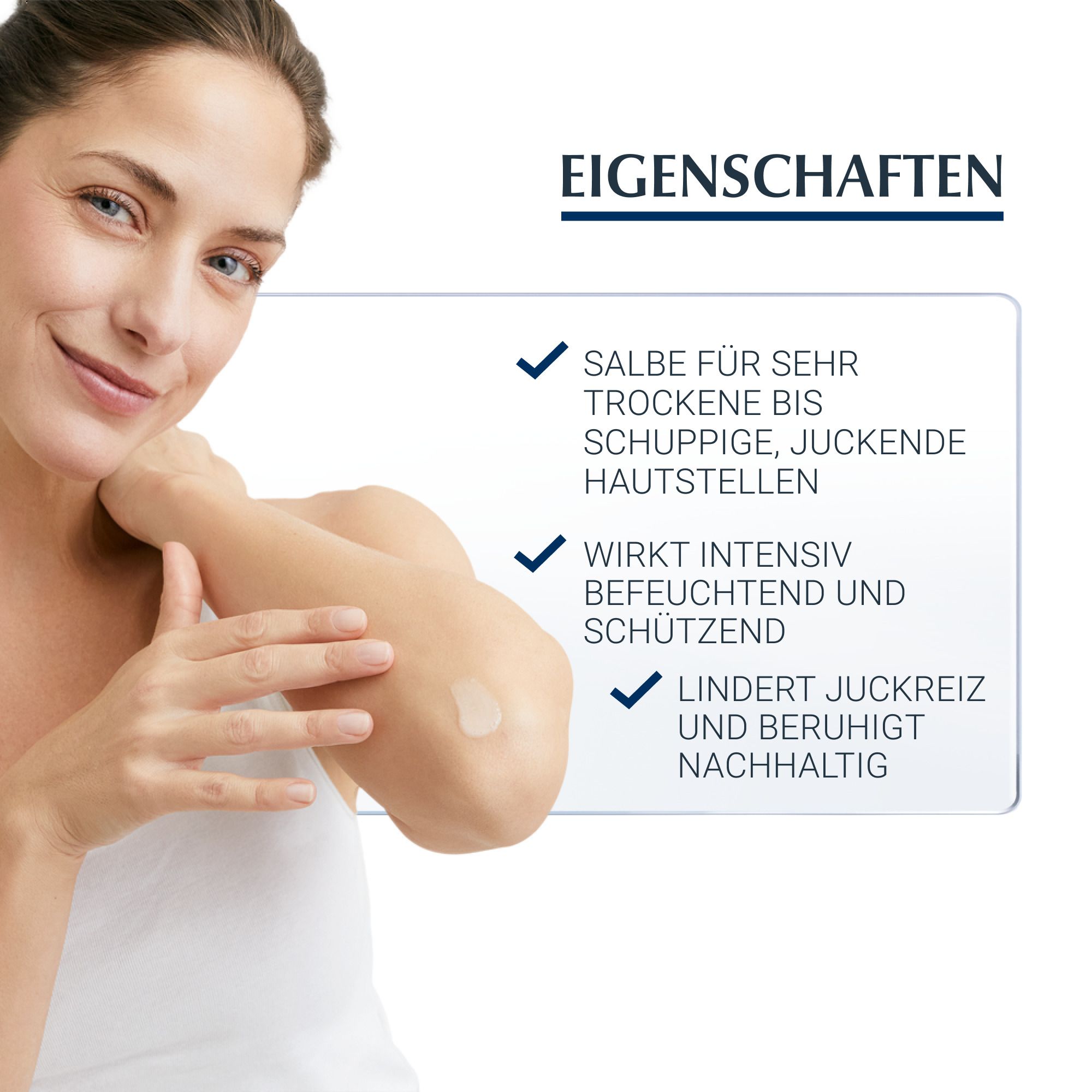 Eucerin® UreaRepair Original Salbe 10% – Intensivpflege für sehr trockene bis schuppige, juckende Haut