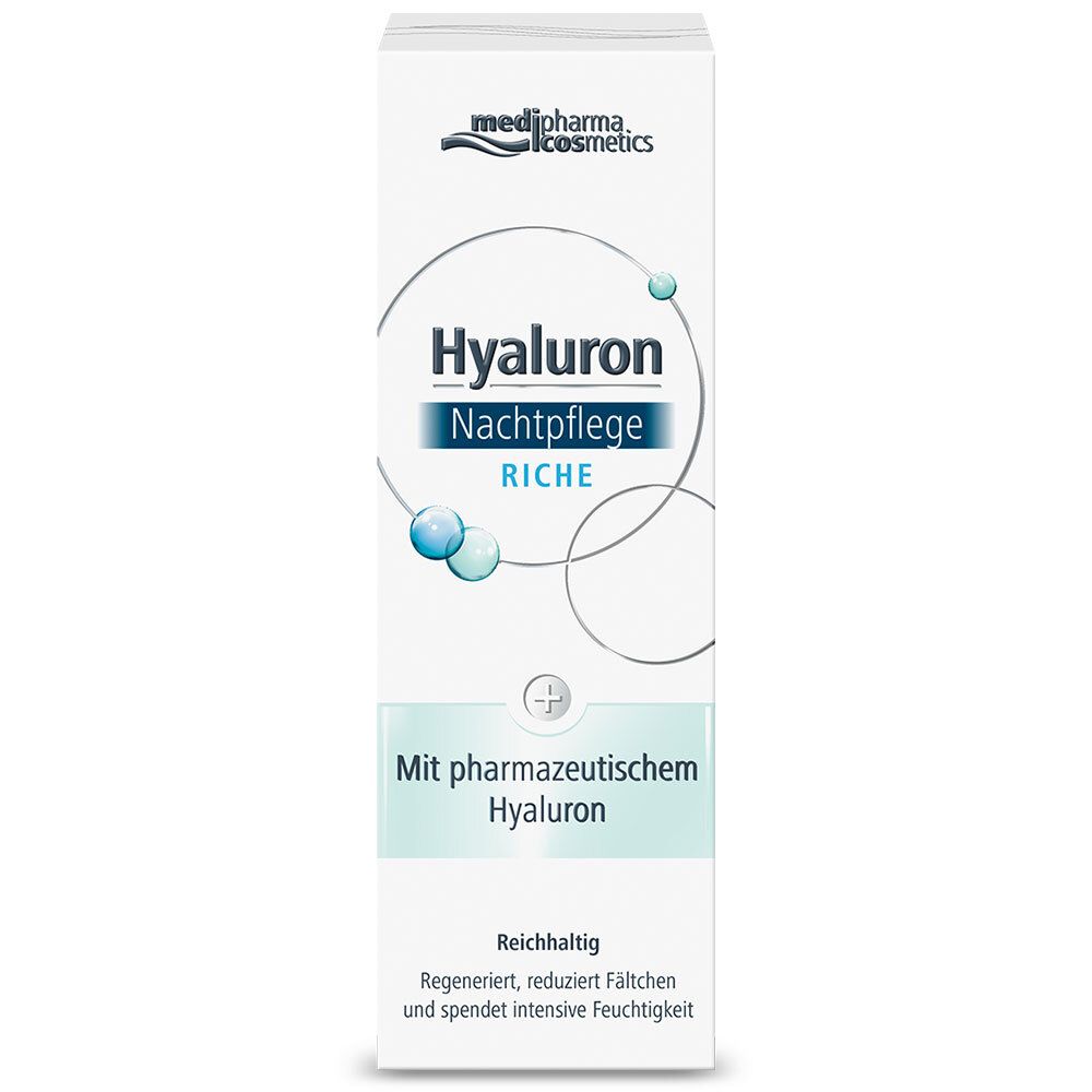 medipharma cosmetics Hyaluron Nachtpflege riche