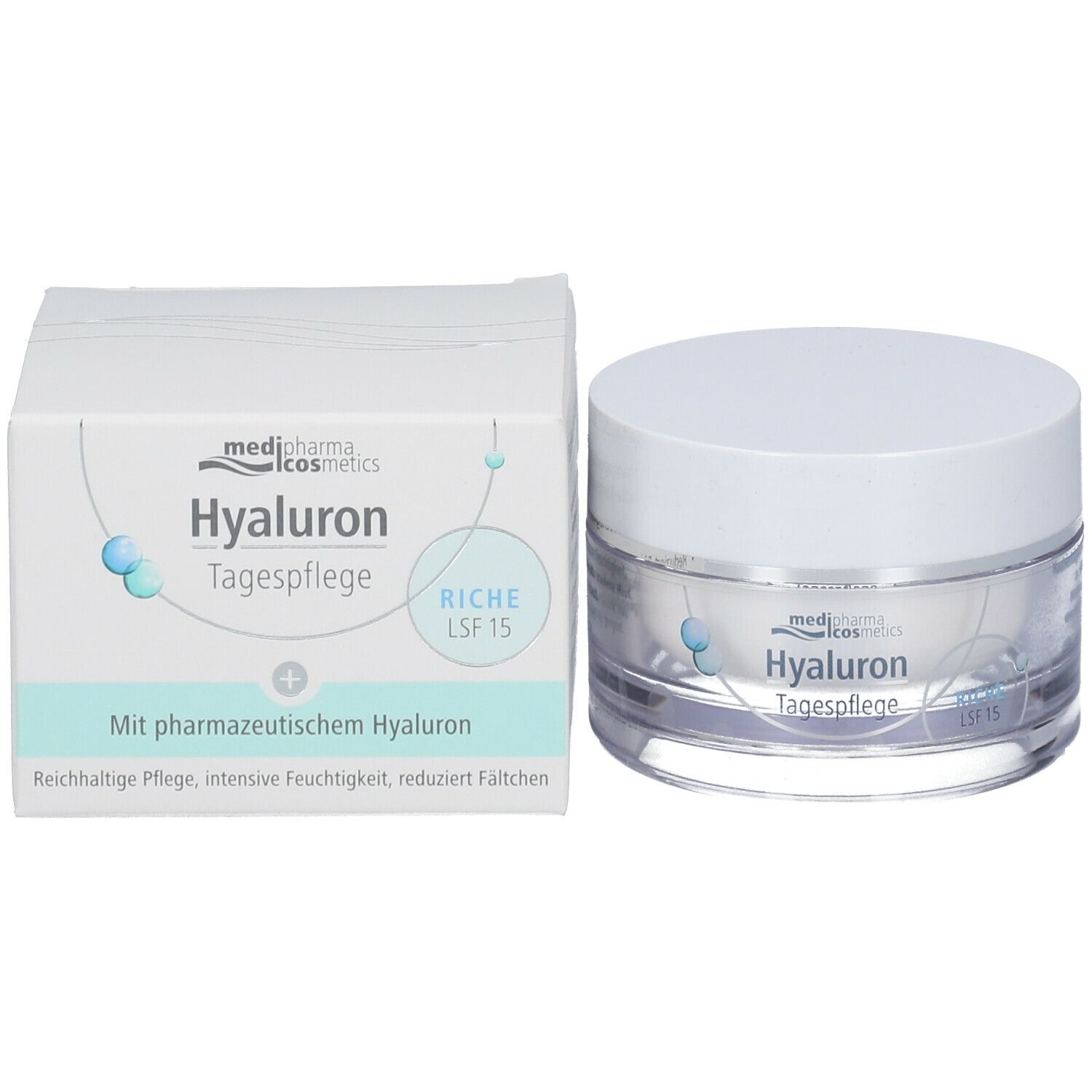 medipharma cosmetics Hyaluron Tagespflege riche mit LSF 15