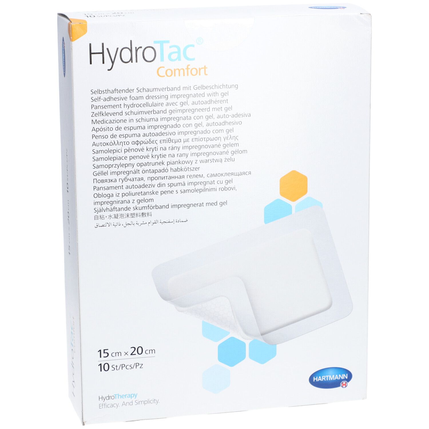 HydroTac® comfort Schaumverband 15 x 20 cm