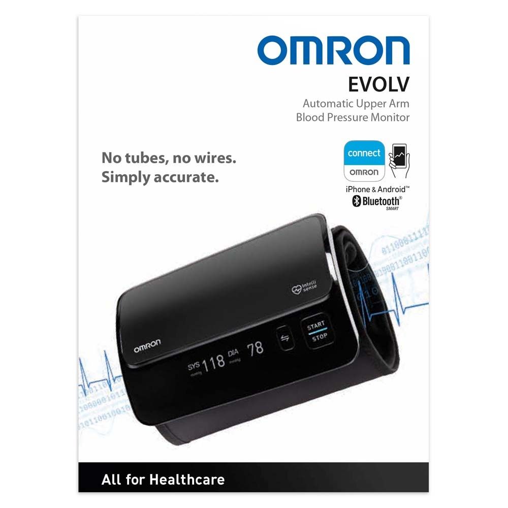 OMRON EVOLV all-in-one Oberarm-Blutdruckmessgerät