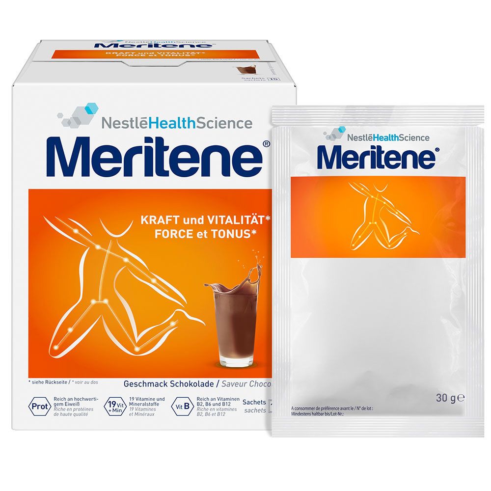 Meritene® KRAFT und VITALITÄT Schokolade
