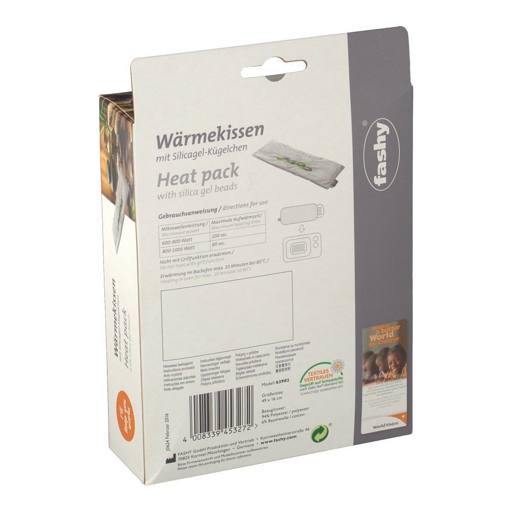 fashy Wärmekissen mit Silicagel-Kügelchen