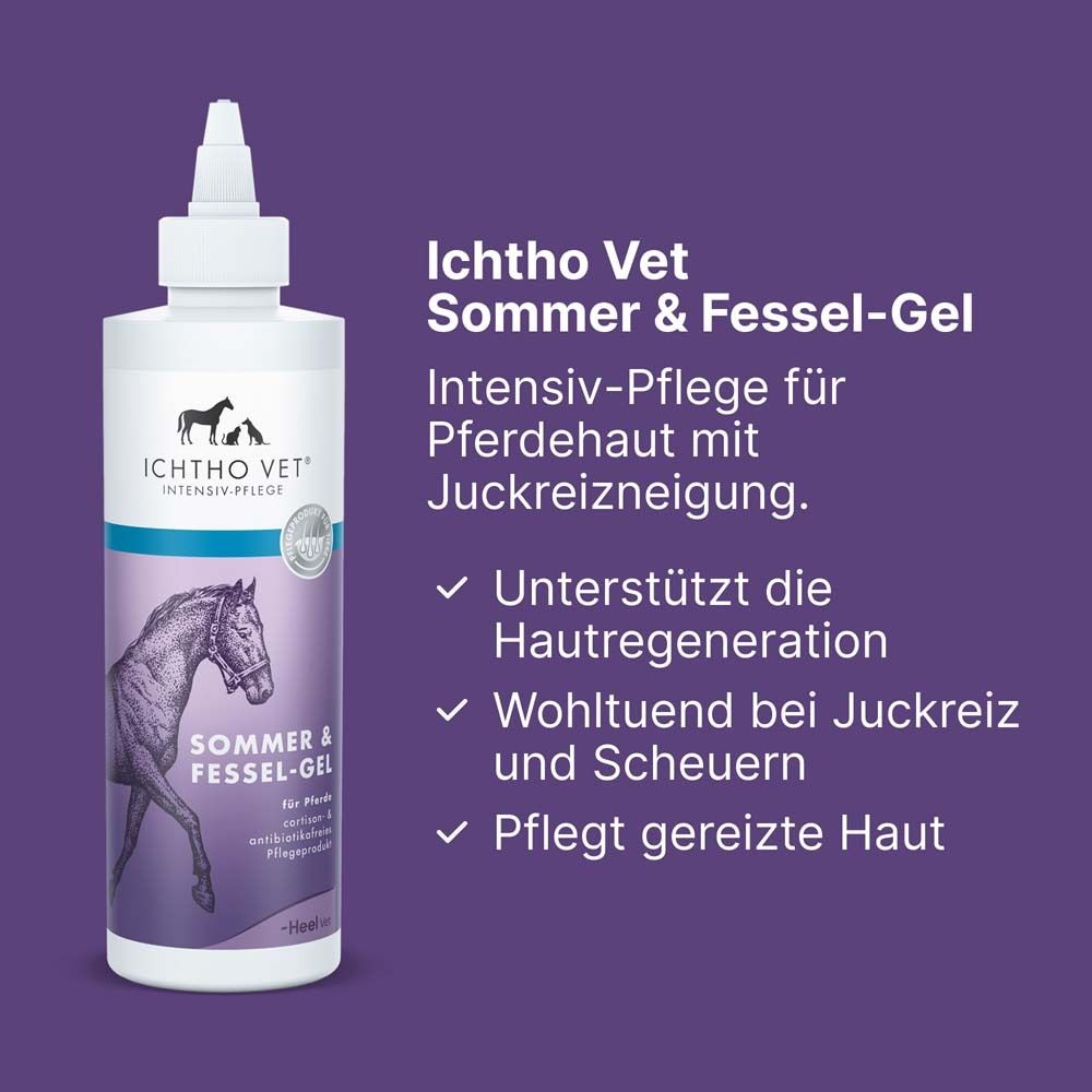 ICHTHO VET® SOMMER & FESSEL-GEL für Pferde