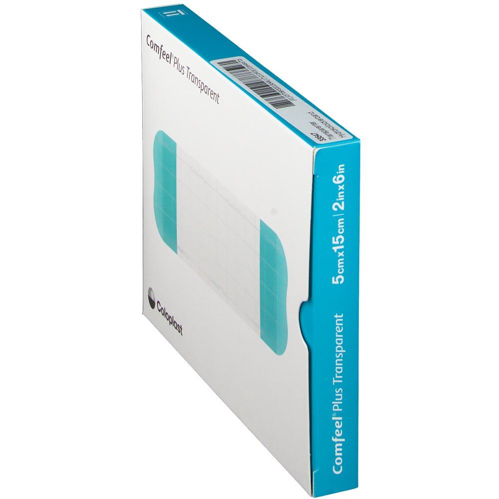 COMFEEL® Plus Transparent Hydrokolloidverband 5 cm x 15 cm