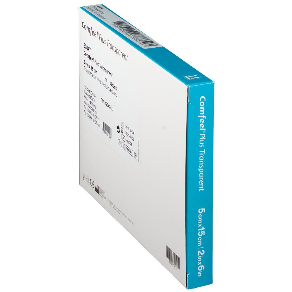 COMFEEL® Plus Transparent Hydrokolloidverband 5 cm x 15 cm