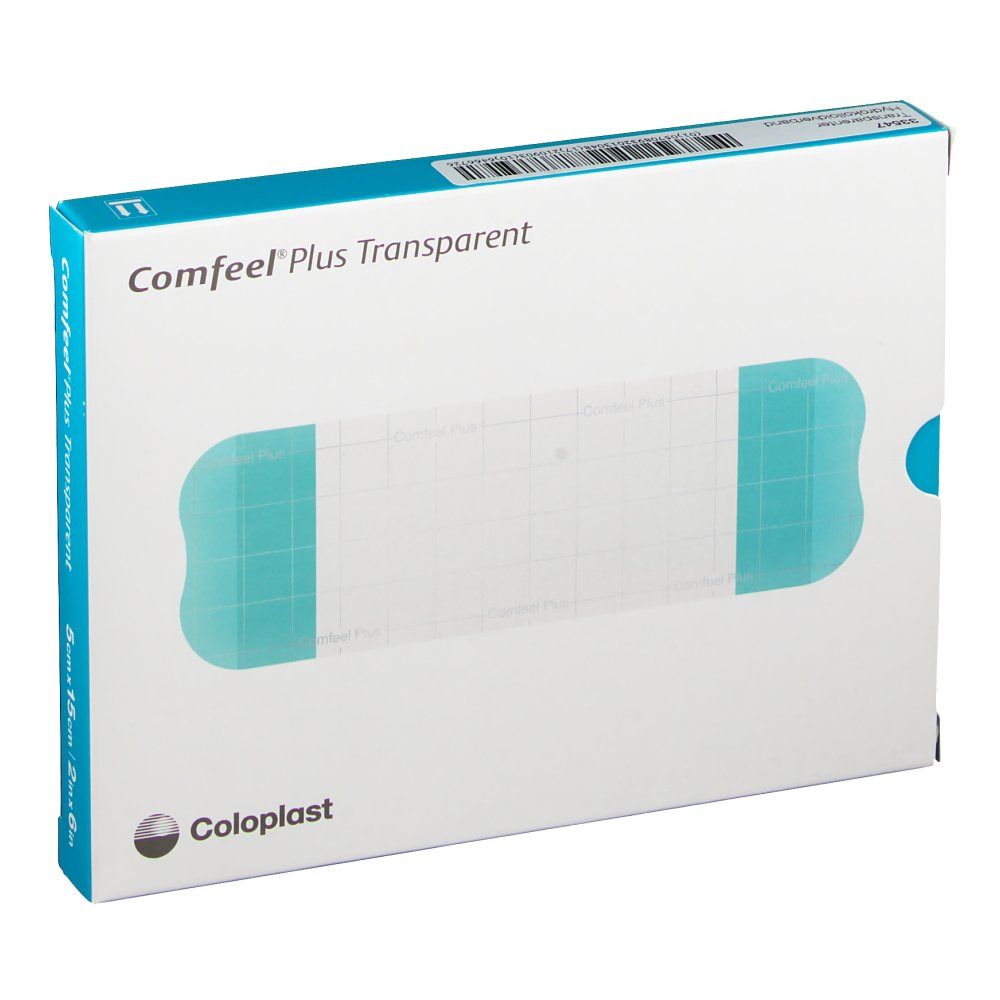 COMFEEL® Plus Transparent Hydrokolloidverband 5 cm x 15 cm