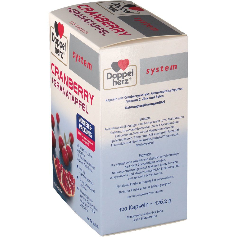 Doppelherz® system CRANBERRY + GRANATAPFEL
