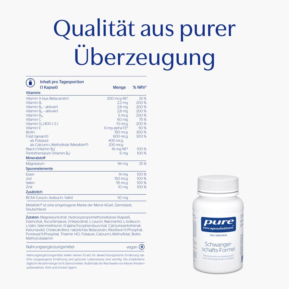 pure encapsulations® Schwangerschaftsformel