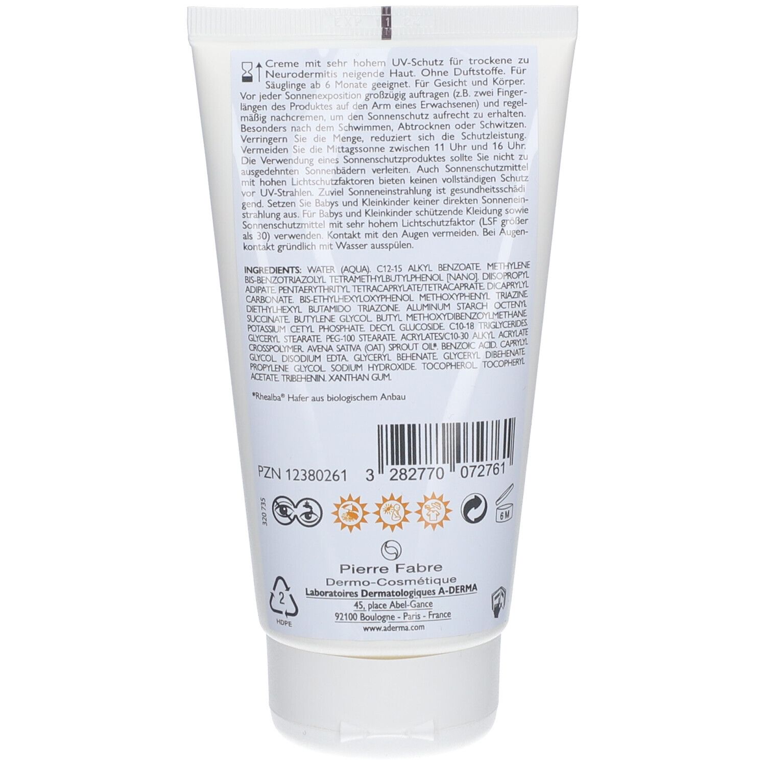 A-Derma Protect AD Creme LSF 50+