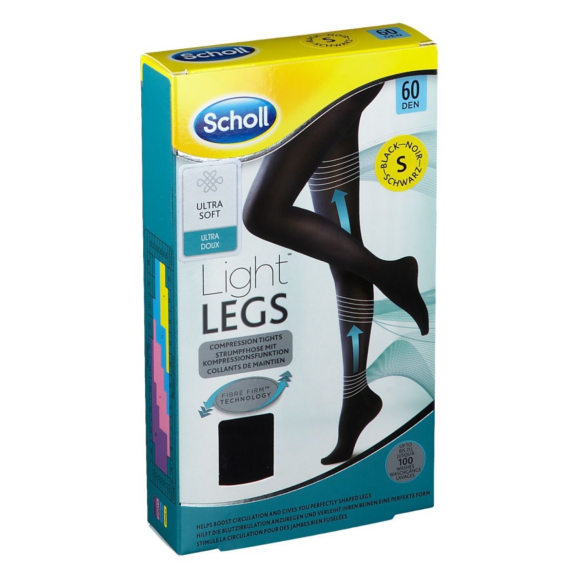 Scholl Light LEGS 60 den schwarz S