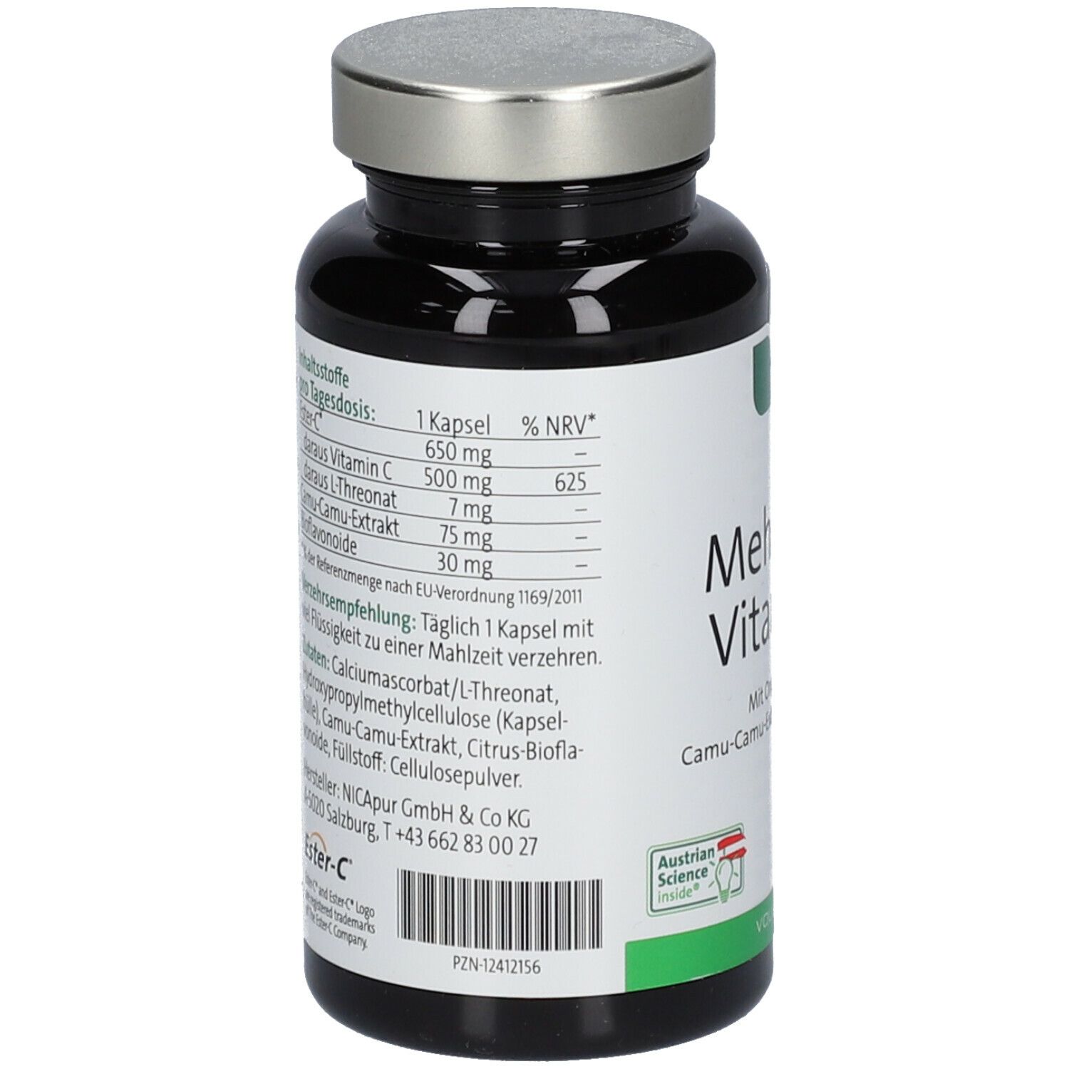 NICAPUR Mehrwert-Vitamin C Kapseln