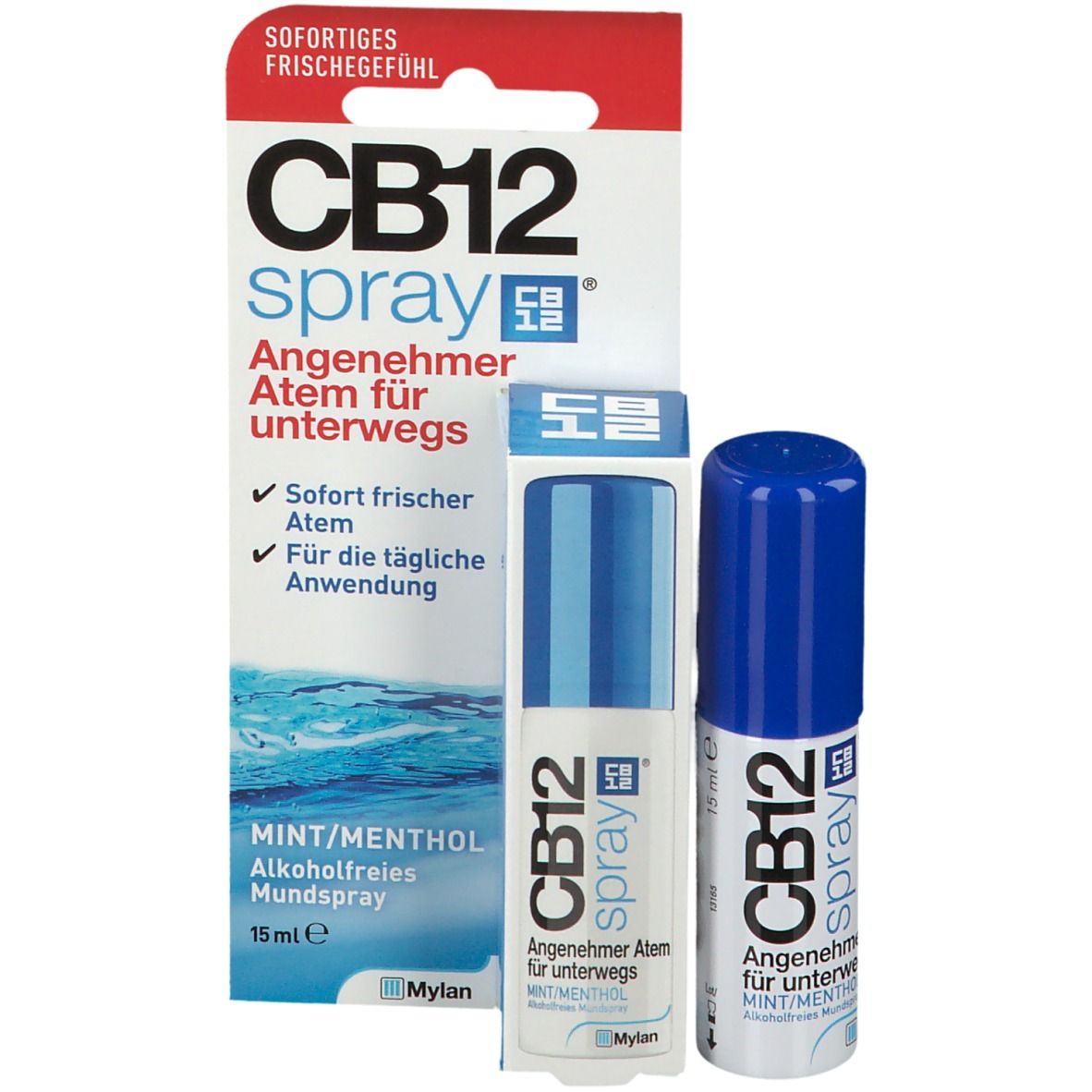 CB12 Spray: Mundspray für angenehmen Atem unterwegs