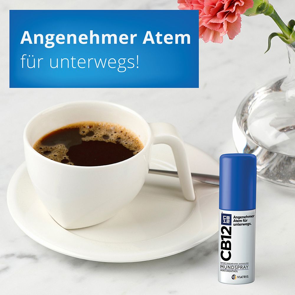 CB12 Spray: Mundspray für angenehmen Atem unterwegs