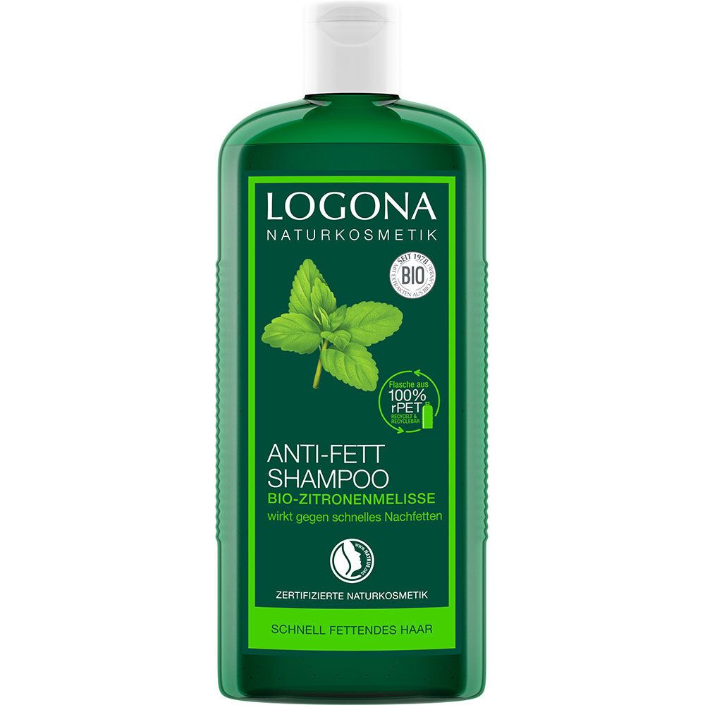 LOGONA Naturkosmetik Anti-Fett Shampoo Bio-Zitronenmelisse