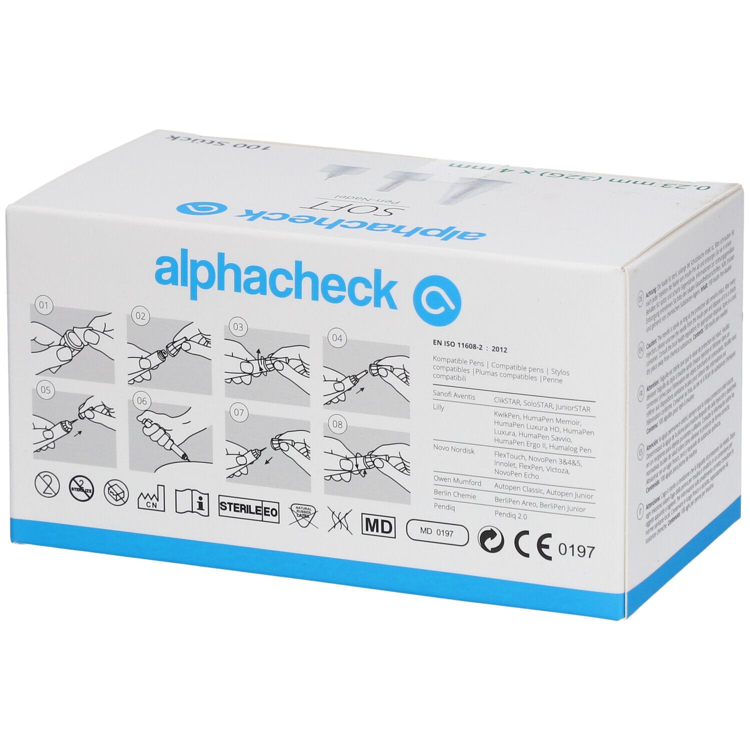 alphacheck Soft Pen Nadeln 32 G x 4 mm