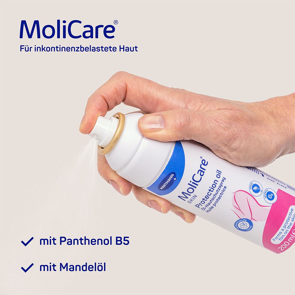 MoliCare Skin Öl-Hautschutzspray: Schutz und Pflege für empfindliche Haut