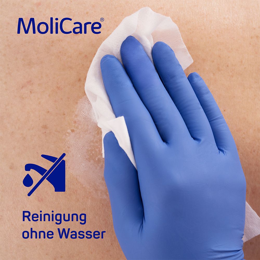 MoliCare Skin Feuchtpflegetücher: die zeitsparende Lösung für die tägliche schnelle, angenehme Reinigung und Inkontinenzpflege