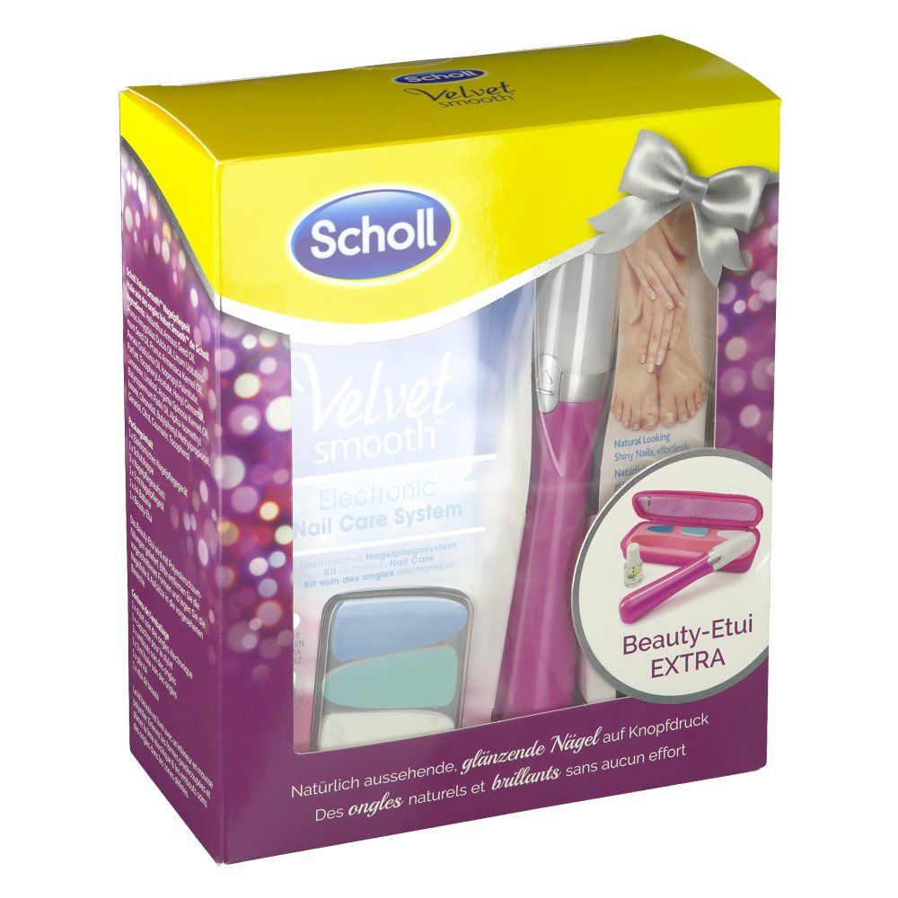 Scholl Velvet Smooth Elektronisches Nagelpflegesystem pink