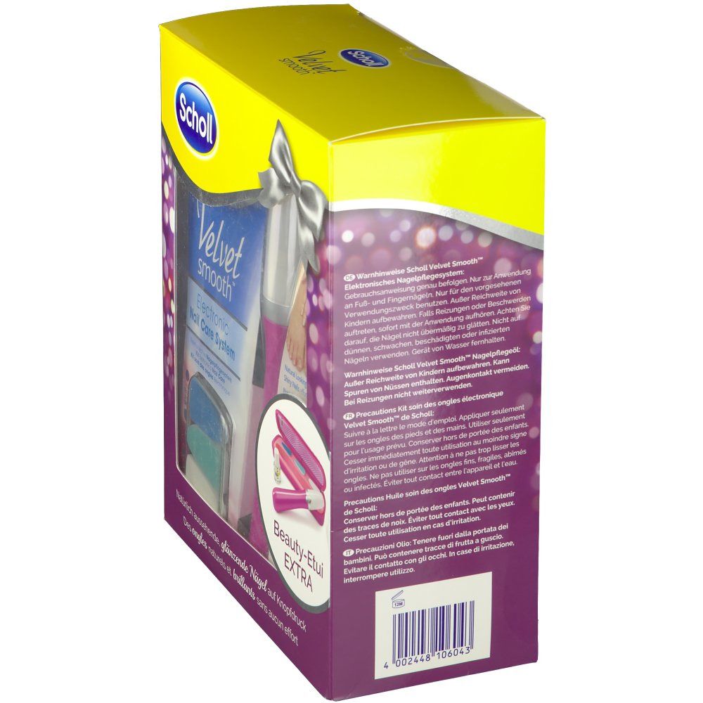 Scholl Velvet Smooth Elektronisches Nagelpflegesystem pink