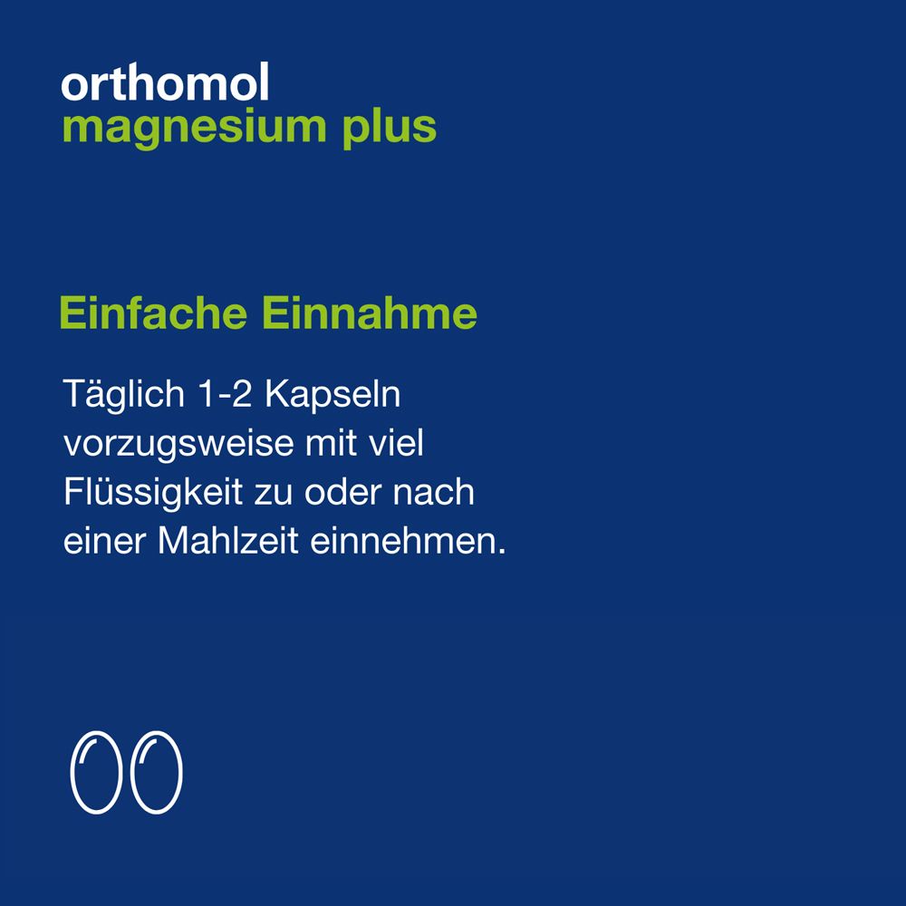 Orthomol Magnesium Plus - für eine normale Muskelfunktion - mit 150 mg Magnesium und Superoxid-Dismutase aus Melonenfruchtsaft-Konzentrat