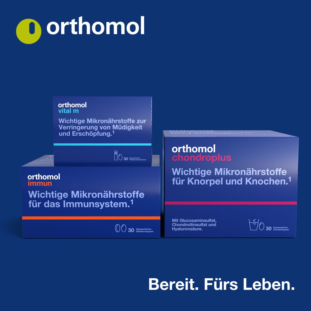 Orthomol Cholin Plus - zur Erhaltung einer normalen Leberfunktion - mit Silymarin aus Mariendistel-Extrakt