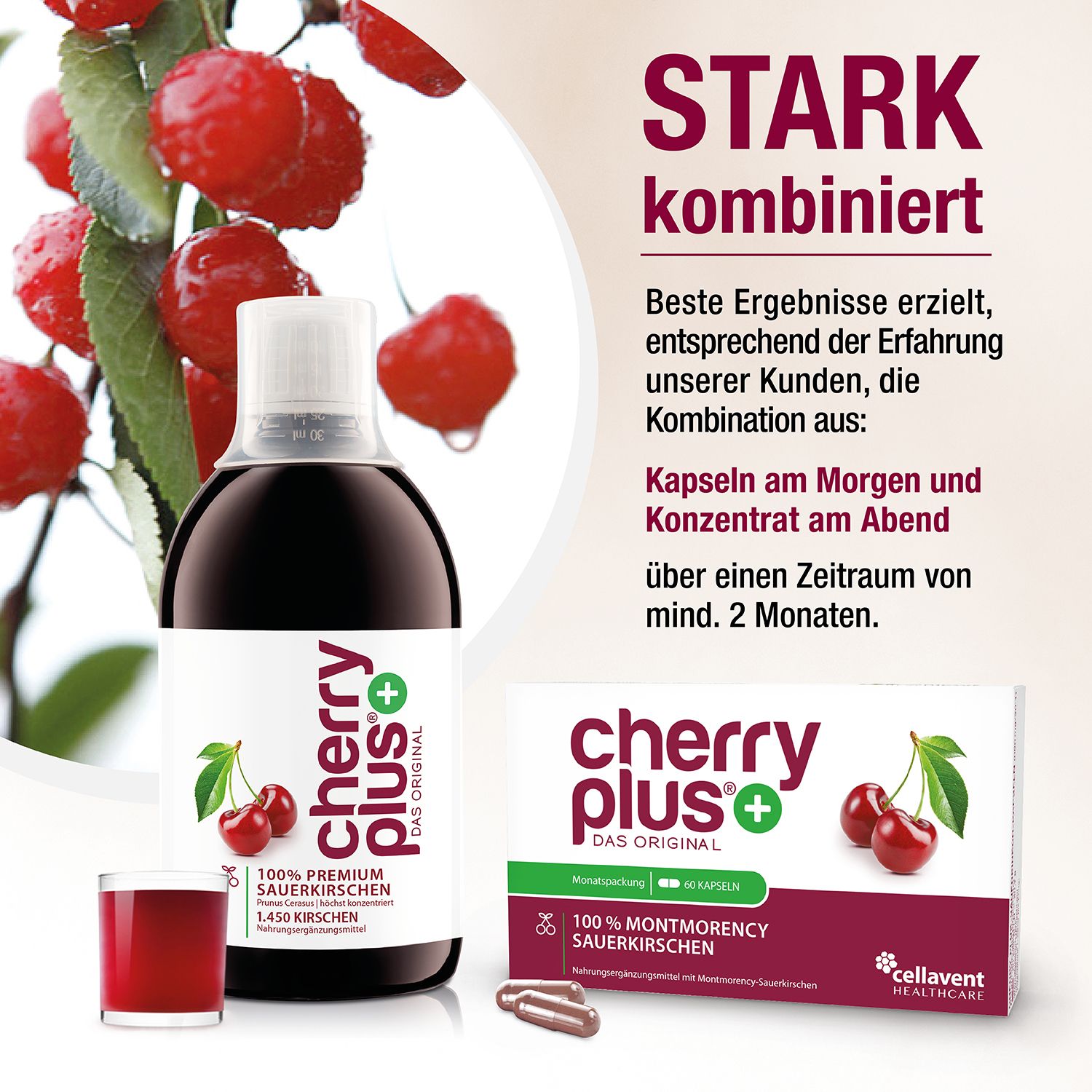 CHERRY PLUS® - Montmorency-Sauerkirsch-Konzentrat