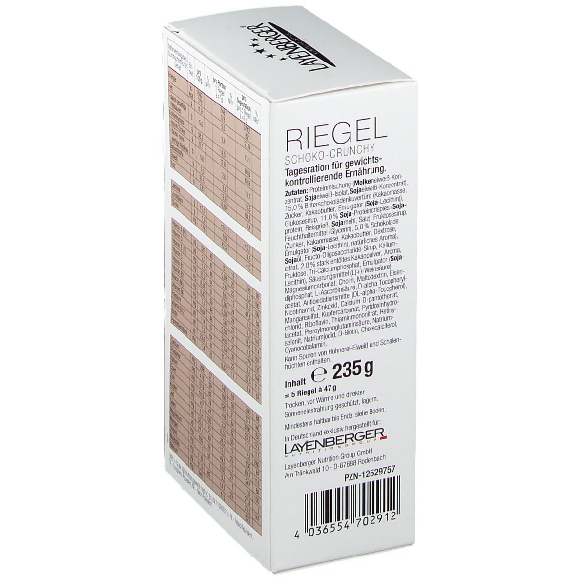 Layenberger Diet5 Shake - 5er Tagesration, Trinkfertig Mit Himbeer-Granatapfel-Geschmack