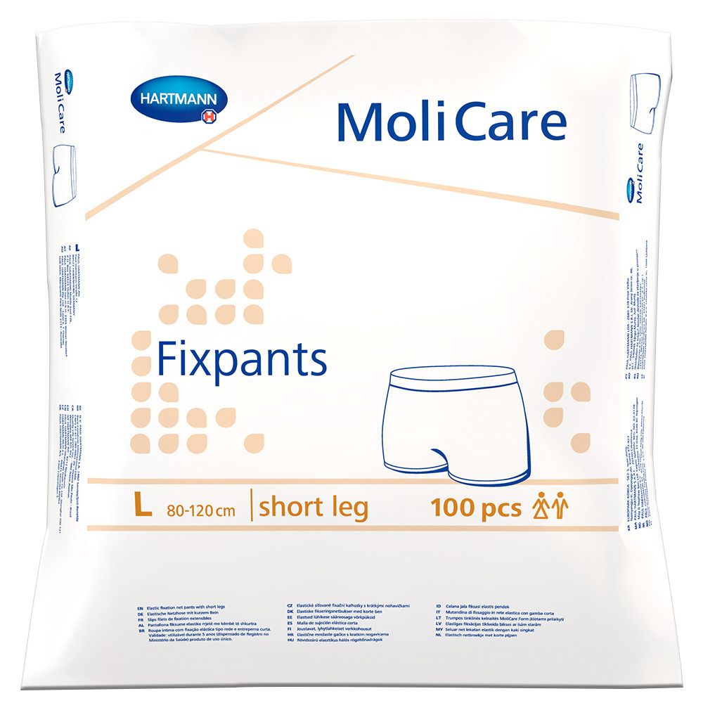 MoliCare Fixpants short leg Gr. L, zur sicheren und hygienischen Fixierung von Inkontinenzeinlagen und Inkontinenzvorlagen