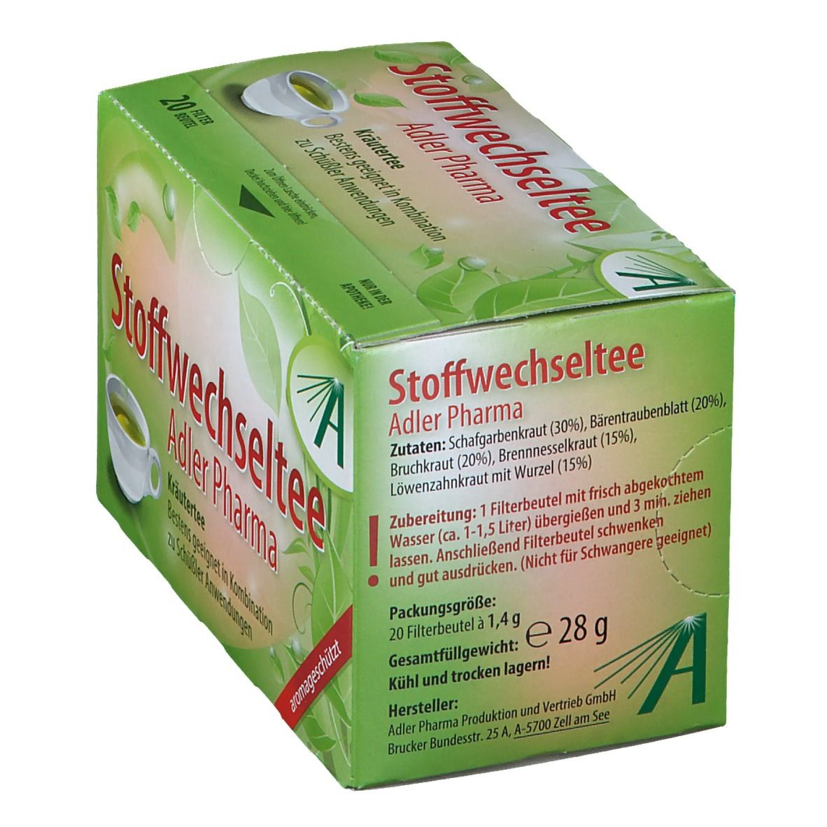 Adler Pharma Stoffwechseltee