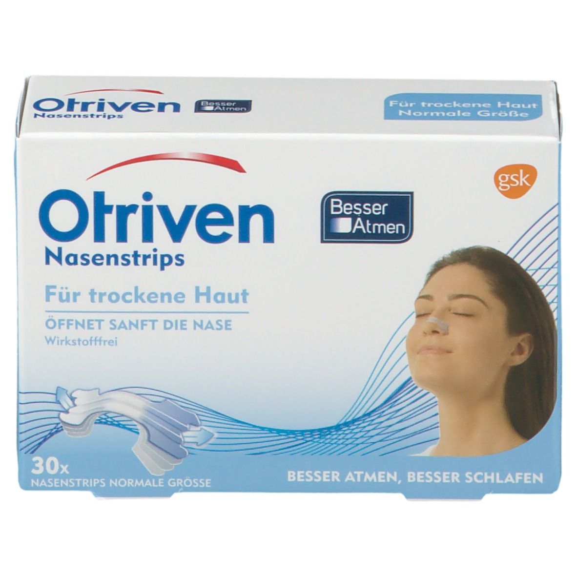 Otriven® Besser Atmen Nasenstrips normal transparent