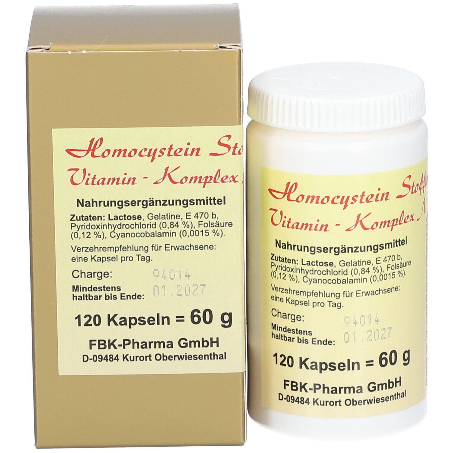 HOMOCYSTEIN Stoffwechsel-Vitamin- Komplex- N